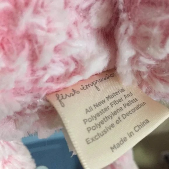 Pink Stuffed Animal Bunny - Picture 6 of 9